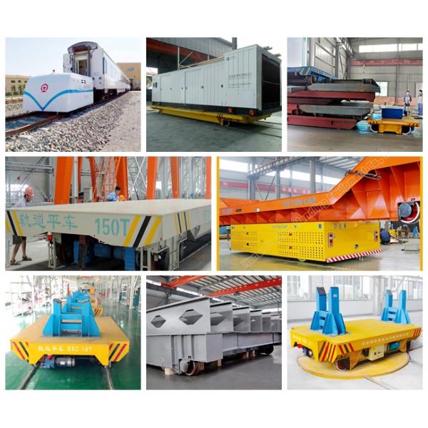 Workshop Battery Transfer Cart / Rail Transfer Trolley Cast Steel Wheel Carriage