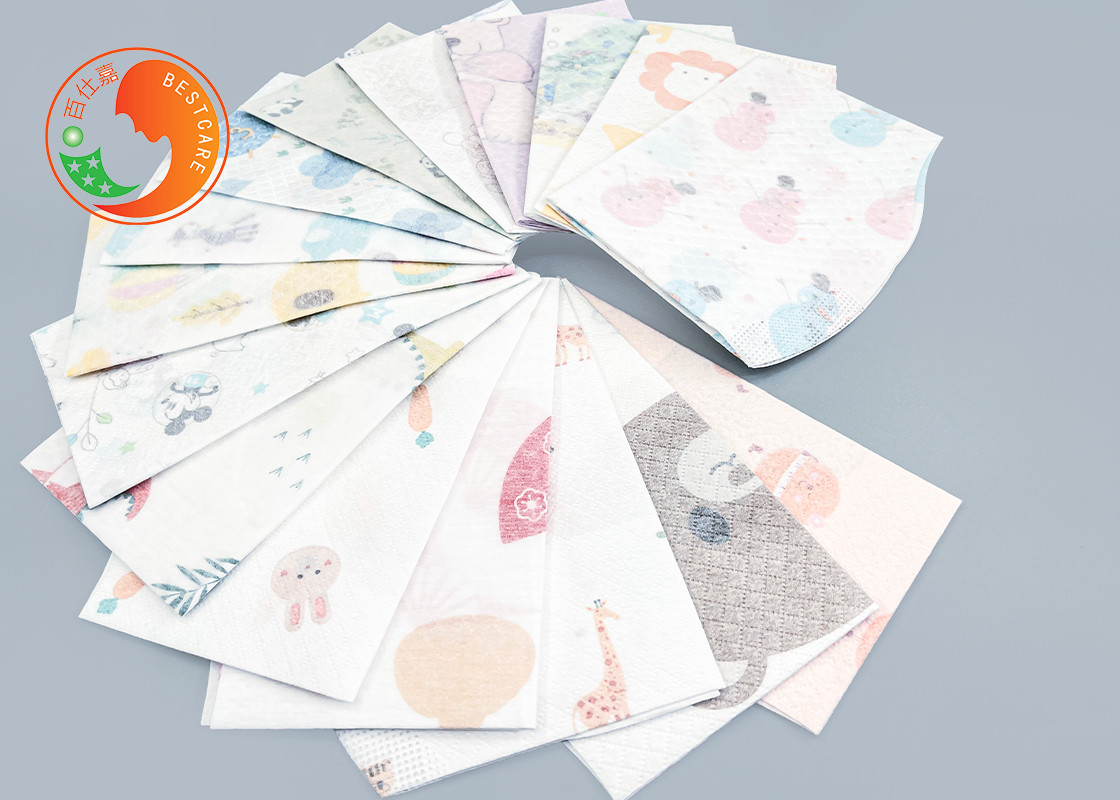 Unisex Disposable Feeding Baby Bibs highly Absorbent Daily Mealtime Use