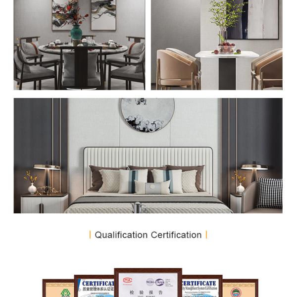 Luxury Decorative Eco-Friendly Waterproof Fabric Bamboo Fiber Wall Paneling