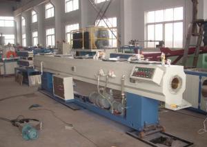 China Double Screw PVC Pipe Making Machine , Plastic Cpvc Pipe Extruder Machine on sale