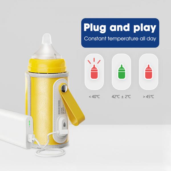 Thermostat Smart USB Portable Baby Bottle Warmer 10W Constant Temperature