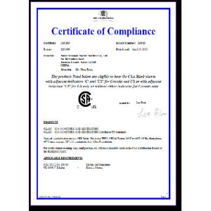 Jingxian Kaiwen Motor Co., Ltd Certifications