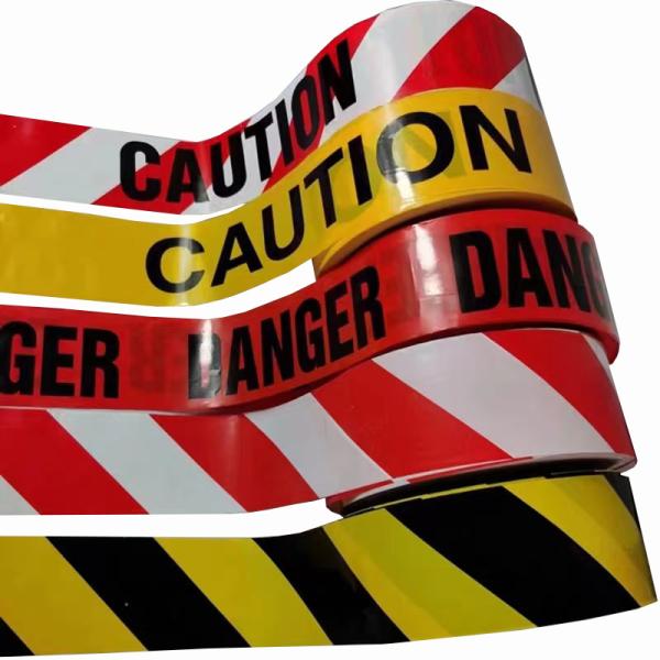 PE Warning Tape with Customizable Thickness Width Length for Specific Needs in Construction and Safety