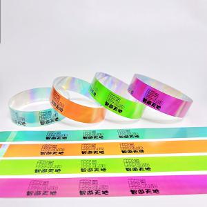 China Holographic Glitter Wristbands For Events on sale