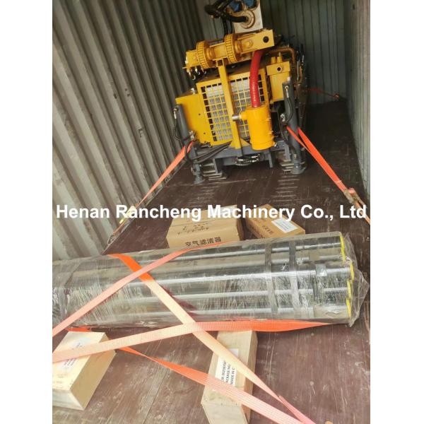 Small Crawler Water Well Drilling Machine 42KW Engine 150m Drilling Depth