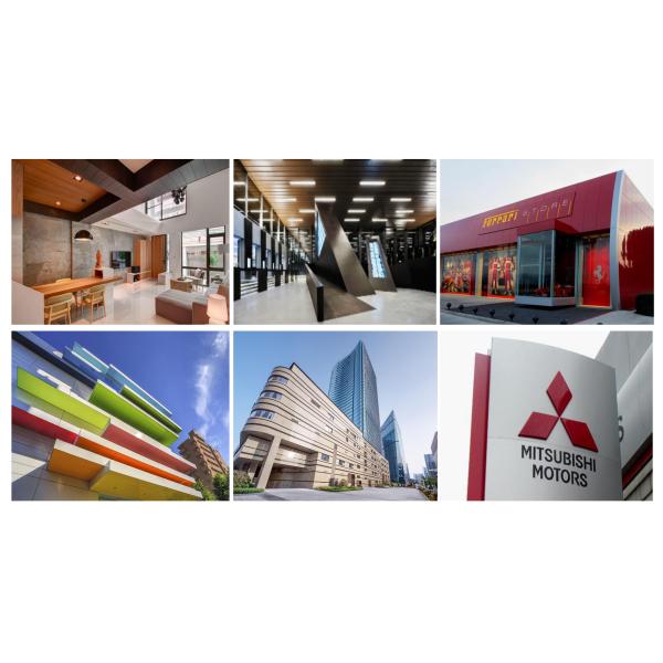 Wholesale Aluminum Composite Material Panel For Curtain Wall Eaves Indoor Shelter Billboard