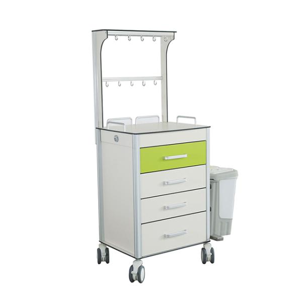 Medical Infusion 585MM Drawer Hospital Medicine Trolley