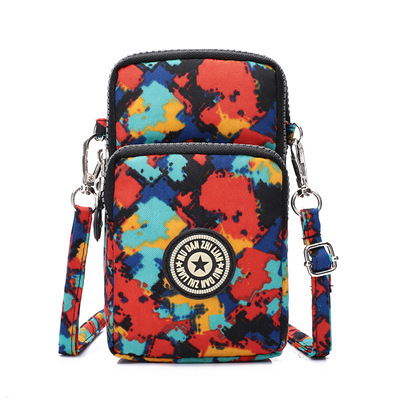 OEM Sports Phone Wallet Crossbody Bag Pouch Case Cotton Fabric