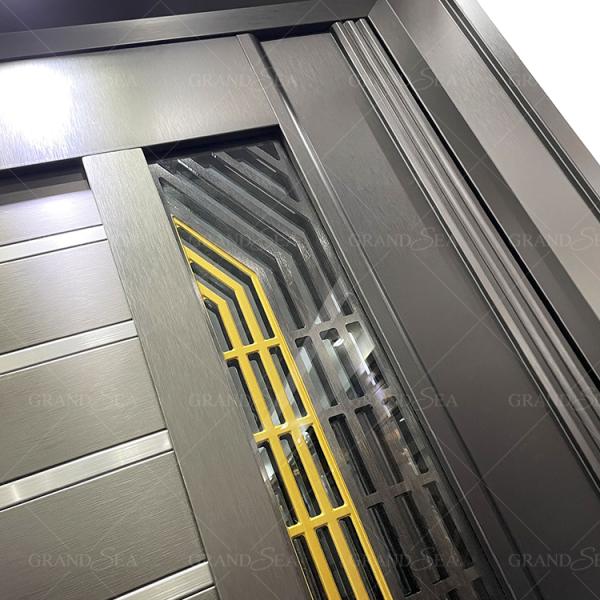 France Style Advanced Stainless Steel Door Good Quality Superior a Class Locksystem Israel Security Door
