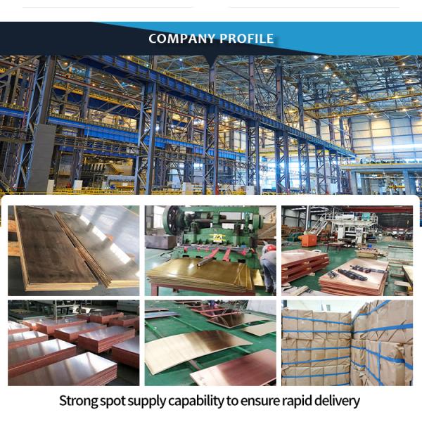 polished bright Surface Copper Metal Plates C11000 C67400 Material