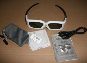 Cheap Active Shutter 3D Glasses With DLP Link / 3D Ready DLP Projector Glasses wholesale