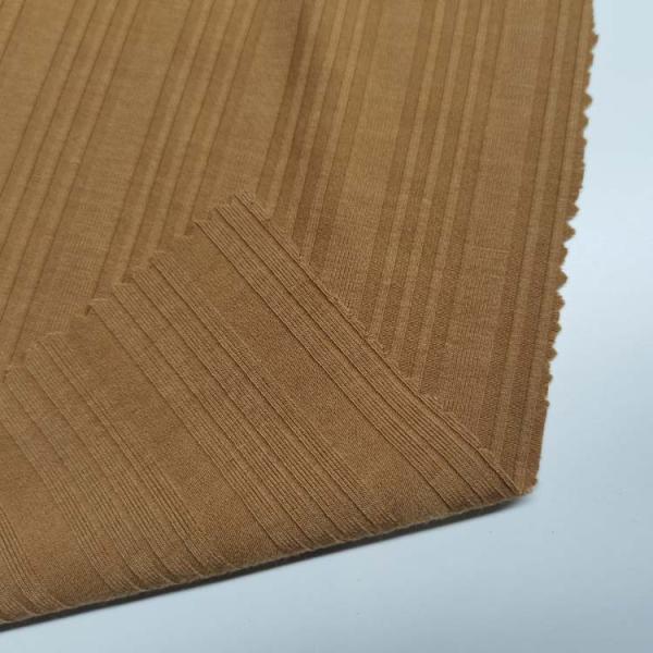Shaoxing Feimei Factory Cotton Rayon Knitted Rib Fabric for Garment