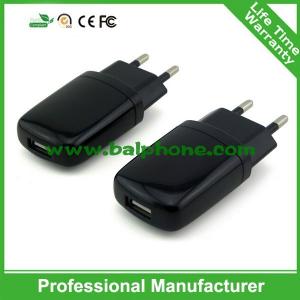 China Single USB travel charger ,1A Wall Charger shenzhen Factory supplied on sale