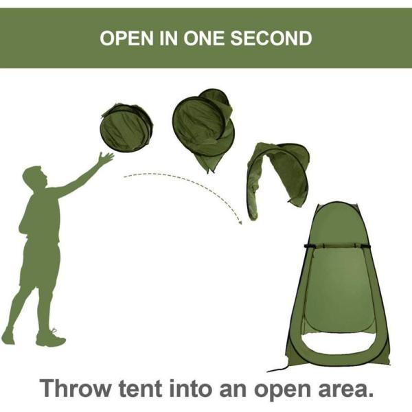 Pop Up Privacy Tent Shower Tent Portable Outdoor Camping Bathroom Toilet Tent Changing Dressing Room Privacy Shelters