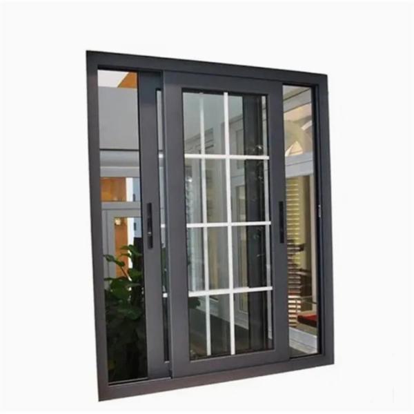 Aluminum Alloy Frame Material Customized Soundproof Tempering Glass Sliding Windows