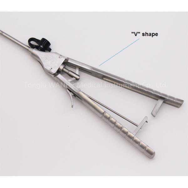 Laparoscopic Needle Holder with Rachet Gun Type Handle