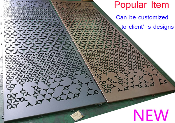 Durable Copper Quality Perforated Aluminium Panel For Screen Curtain Wall Cladding And Decoration