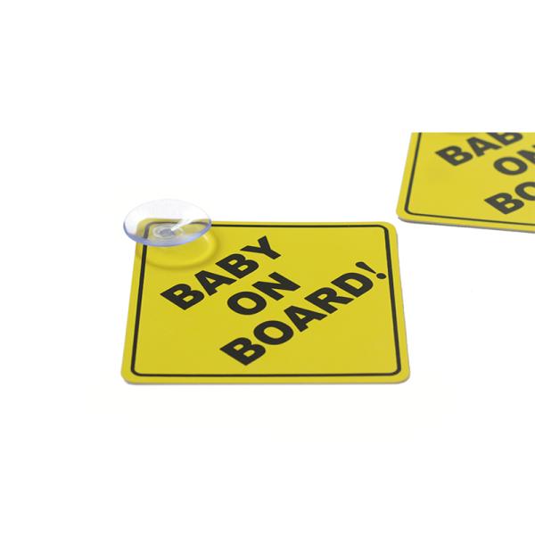 ISO9001 Waterproof Child On Board Sticker , Odorless Personalised On Board Car Sign