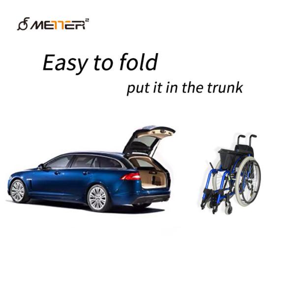 Aluminum Alloy ISO13485 Lightweight Children Wheelchair