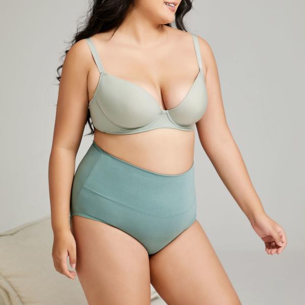 M-7XL Pregnancy Nursing Bra Tummy Control Transparent Seamless High Waist Cotton Pants