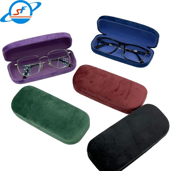 Lightweight PU Flip Cover Optical Glasses Case Luxurious Scratchproof