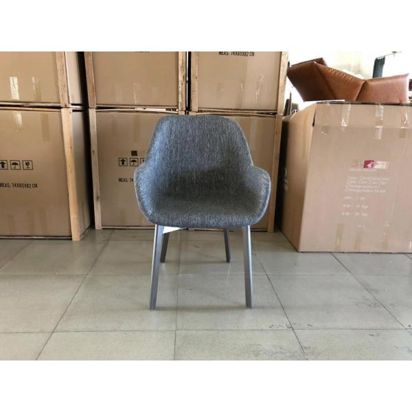 Clap Padded armchair / Clap Padded armchair - Fabric & plastic legs - Kartell