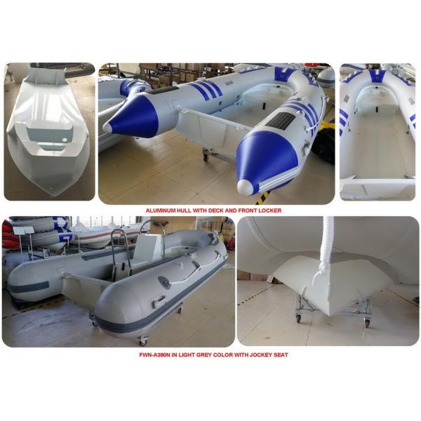 Aluminum RIB Boat Foldable Inflatable Boat Without Deck light weight