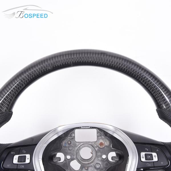 Race Car Black Volkswagen Carbon Fiber Steering Wheel Toray Twill