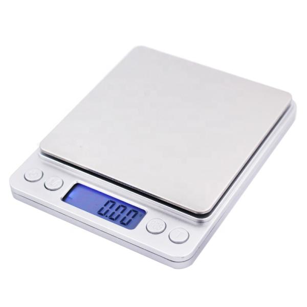 500g Capacity Digital Electronic Scale Kitchen Jewelry Weighing Scales with Conveyor Scale and 2 Trays OEM ODM Supported