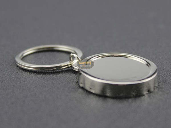 Cheap Promotion Gift Zinc Alloy Bottle Cap Shape Blank Logo Engraved Key Ring Bottle Opener