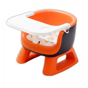 China Funny Cute Multi-purpose Baby Folding Chair Booster Seat With Removable Tray on sale