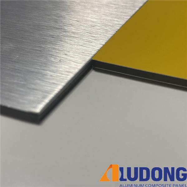 Protective Nano-PVDF Coating Brushed Aluminum Composite Panel For Architectural Decorations