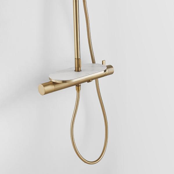 AMG13SH851LJ Hand Shower Mixer Set , Brass Dual Head Shower Systems