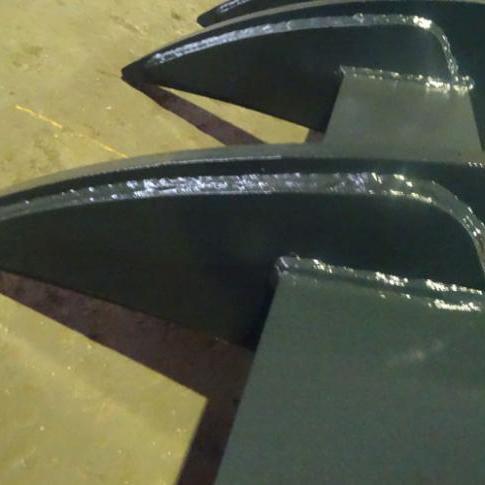 R140 6 Ribs 2000mm Excavator Land Clearing Rakes Long Durability