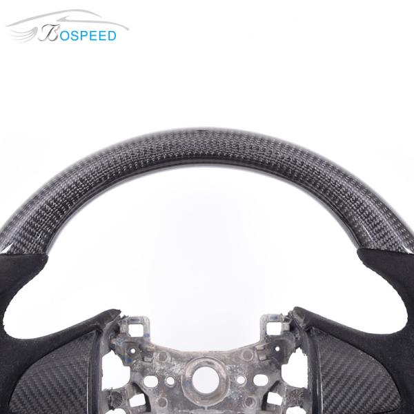 2022 Gloss Honda Carbon Fiber Steering Wheel Civic Alcantara 35cm