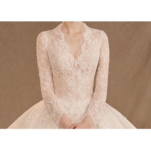 Lace White Backless Evening Gown , Western Wedding Dresses Beading Pleats