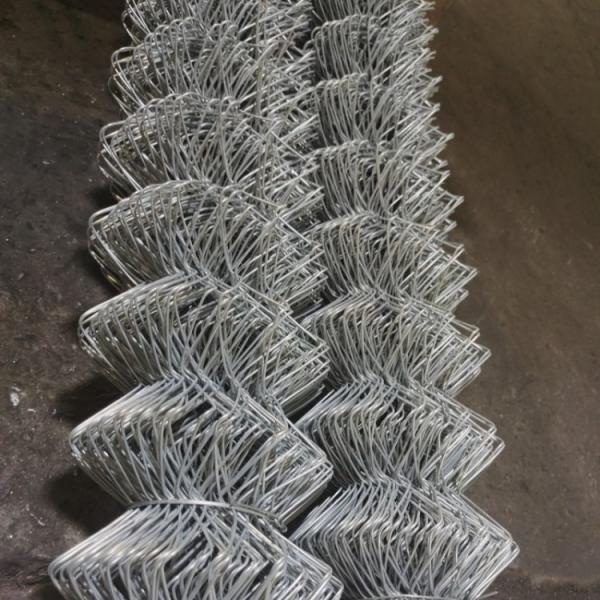 Mesh 70*70mm Galvanized Chain Link Fence Temporary