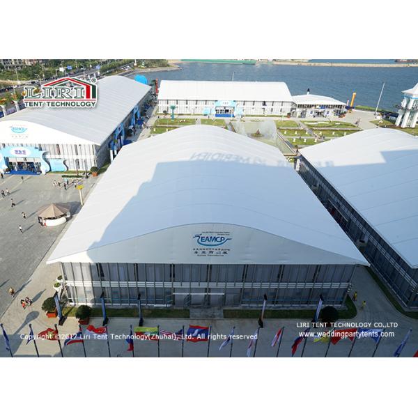 50x100m Aluminum Polygon Tents Outdoor Exhibition Tents , Custom Trade Show Tents