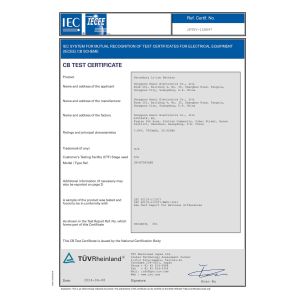 Shenzhen Longhehui Electronic Co., Limited Certifications