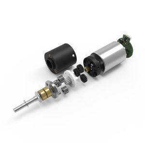 Faradyi Remote Control Low Rpm 45mm Micro Gearmotor 12v 24v 25Nm High Torque 35w