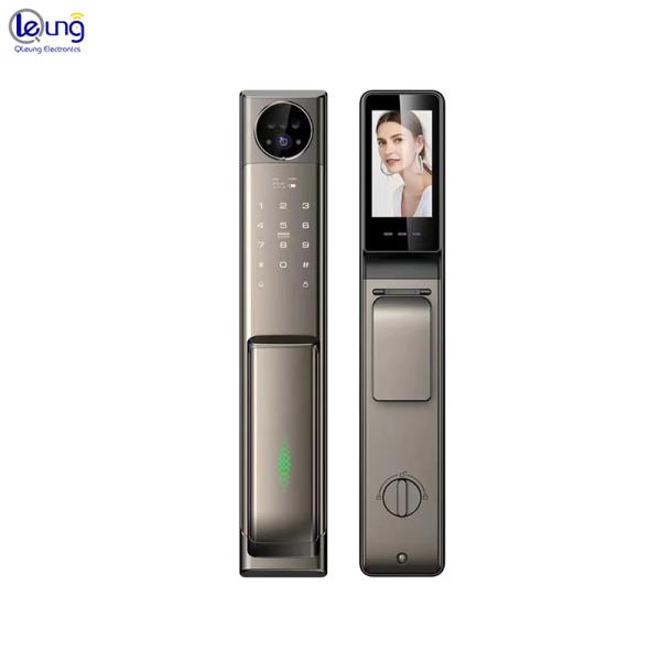 Coffee Gold Tuya Lock 3D Face ID S923MAX Biometric Smart Lock