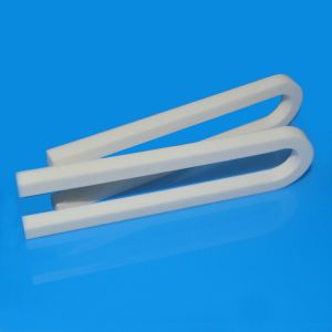 Cheap U Shape Al2O3 Alumina Ceramic Components Precise Dimension Customized wholesale