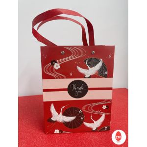 Cheap Cartoon Kraft Paper Gift Packing Bags Custom Printed With Handles wholesale