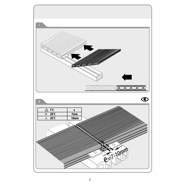 Capped Composite Decking Keel Outdoor Waterproof Wpc Joist