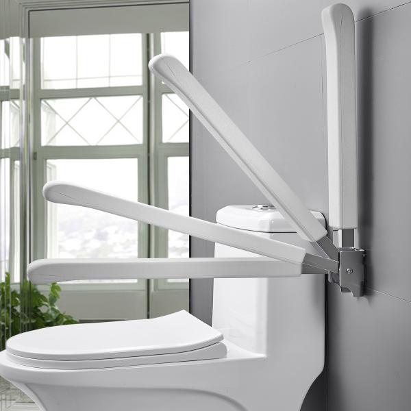 Elderly Care Toilet Foam PU Armrest Handrail Armrest Grab Bar Commode Armrest