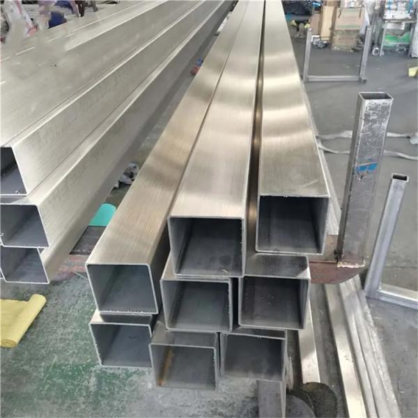 316 316ti Square Stainless Steel Tube 20 * 20mm 30 * 30mm Brush Finish Hairline