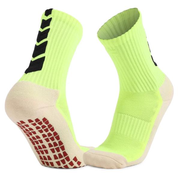 Non Slip Knee High Cotton Nylon Soccer Grip Socks for Athletic Football Custom Design