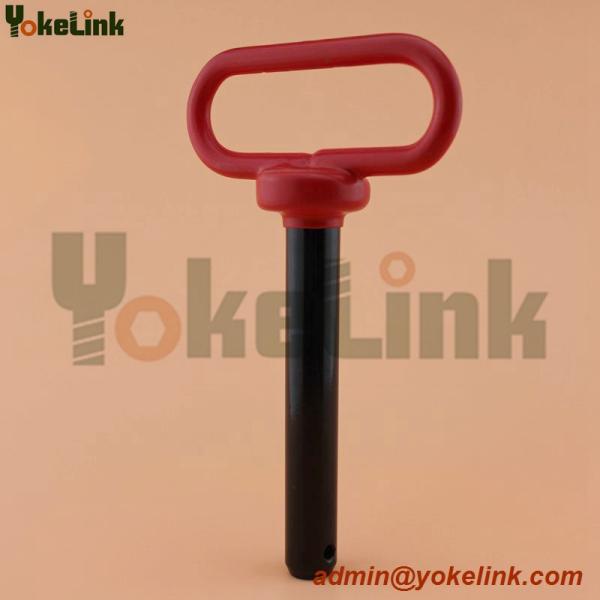Heavy Duty Hitch Pins With Big Red Handle Fits Universal Tractor