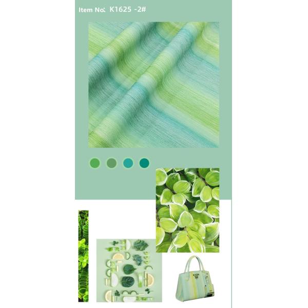 0.8mm Rainbow Gradient Printed Flower PVC Leather For Handbag Packing Box Phone Case Decoration Usage