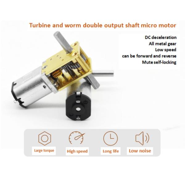 Metal N20 DC Gear Motor 12V 381rpm Slow Speed High Torque Engine